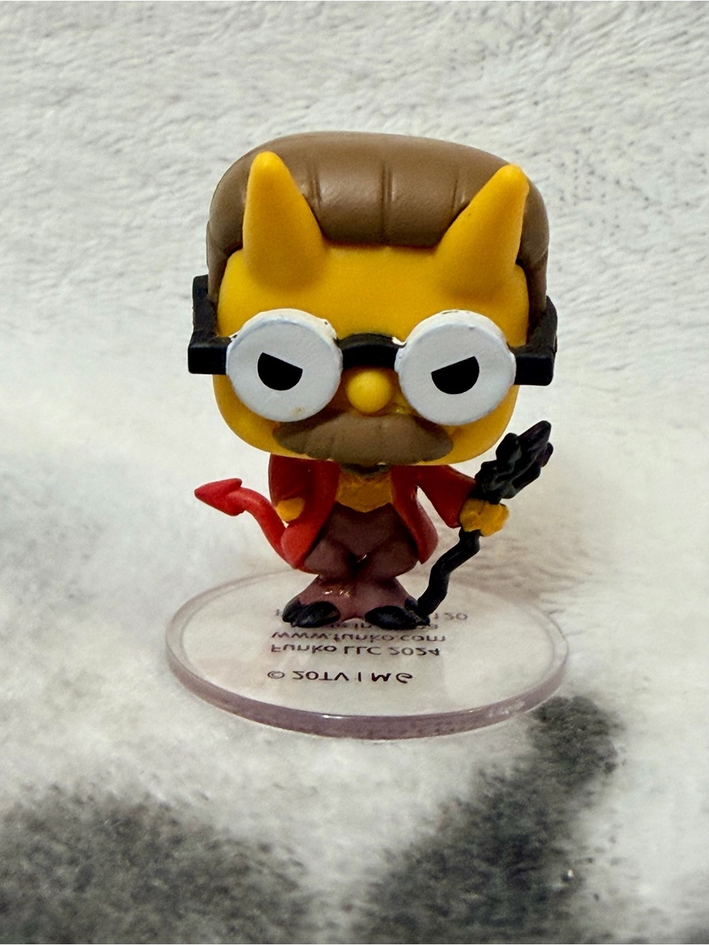 The Simpsons (2024) “Devil Flanders” 2” Mini Pocket Pop Funko Vinyl Figure